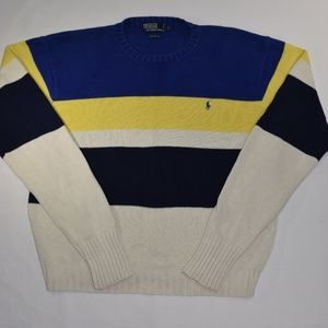 Vintage Rare Color Block Polo Ralph 